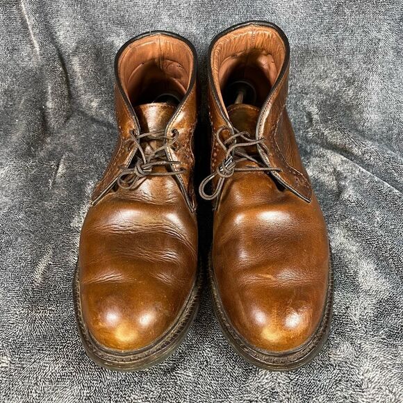 Allen Edmonds Bellevue Mens Brown Leather Chukka Ankle Boots 1945 Size 13 - Picture 2 of 8